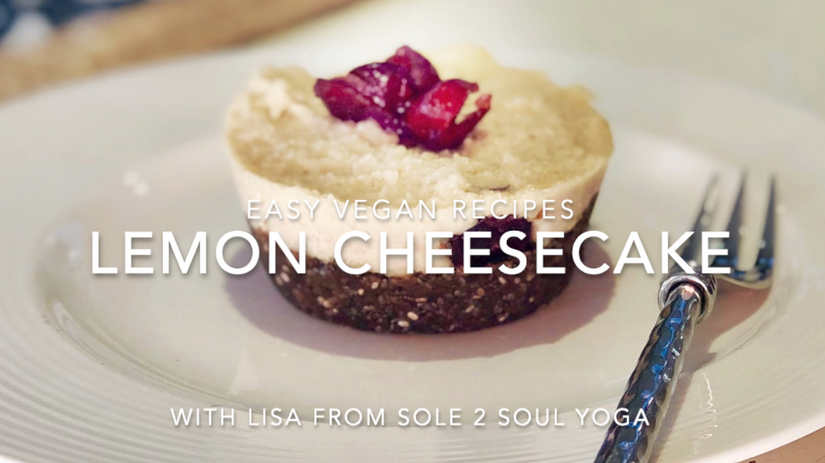 Cashew Lemon Cheesecake